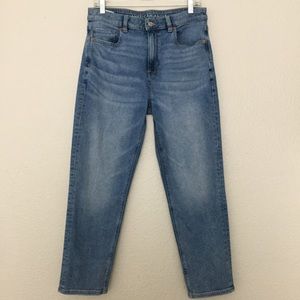 American Eagle Mom Jean Medium Wash Denim Size 8 Short